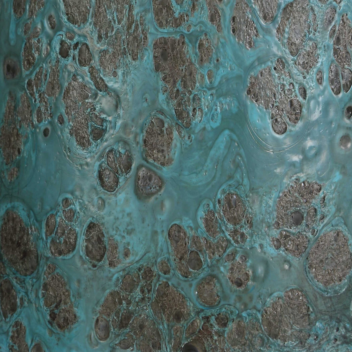 Crackled Teal Glass Table Lamp by Uttermost Dauphine, alternate view 5
