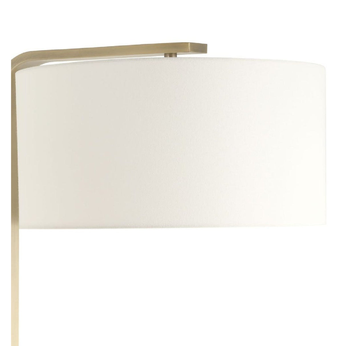 Curved Antique Brass Floor Lamp by Uttermost Laight, alternate view 7