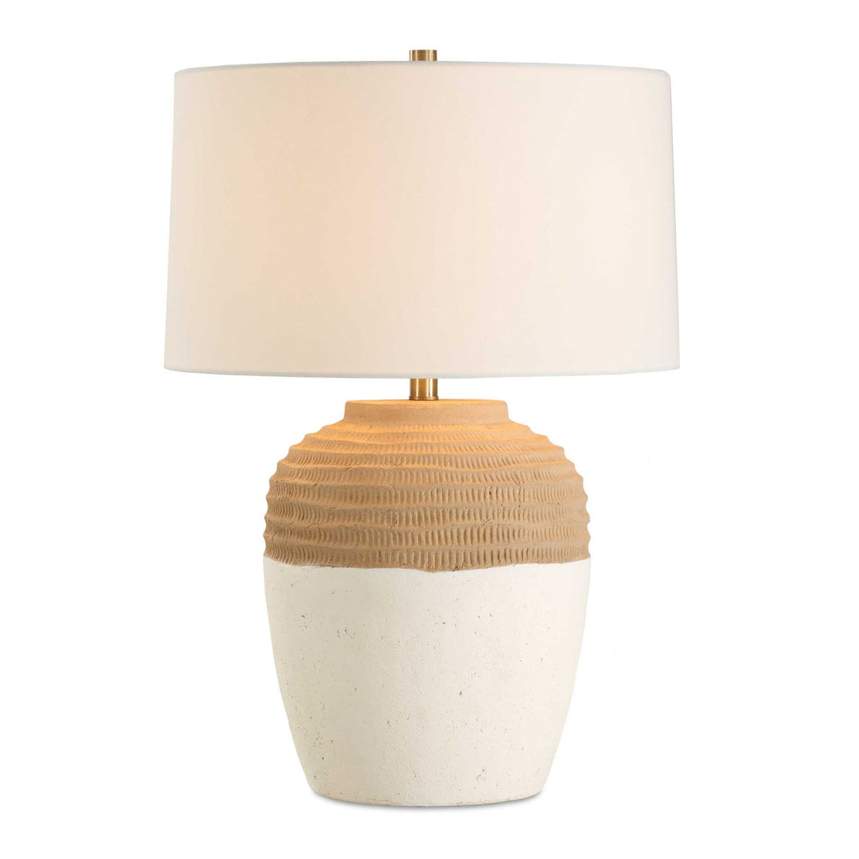 Modern European furniture - Ceramic Two-Toned Table Lamp - www.oroa.com