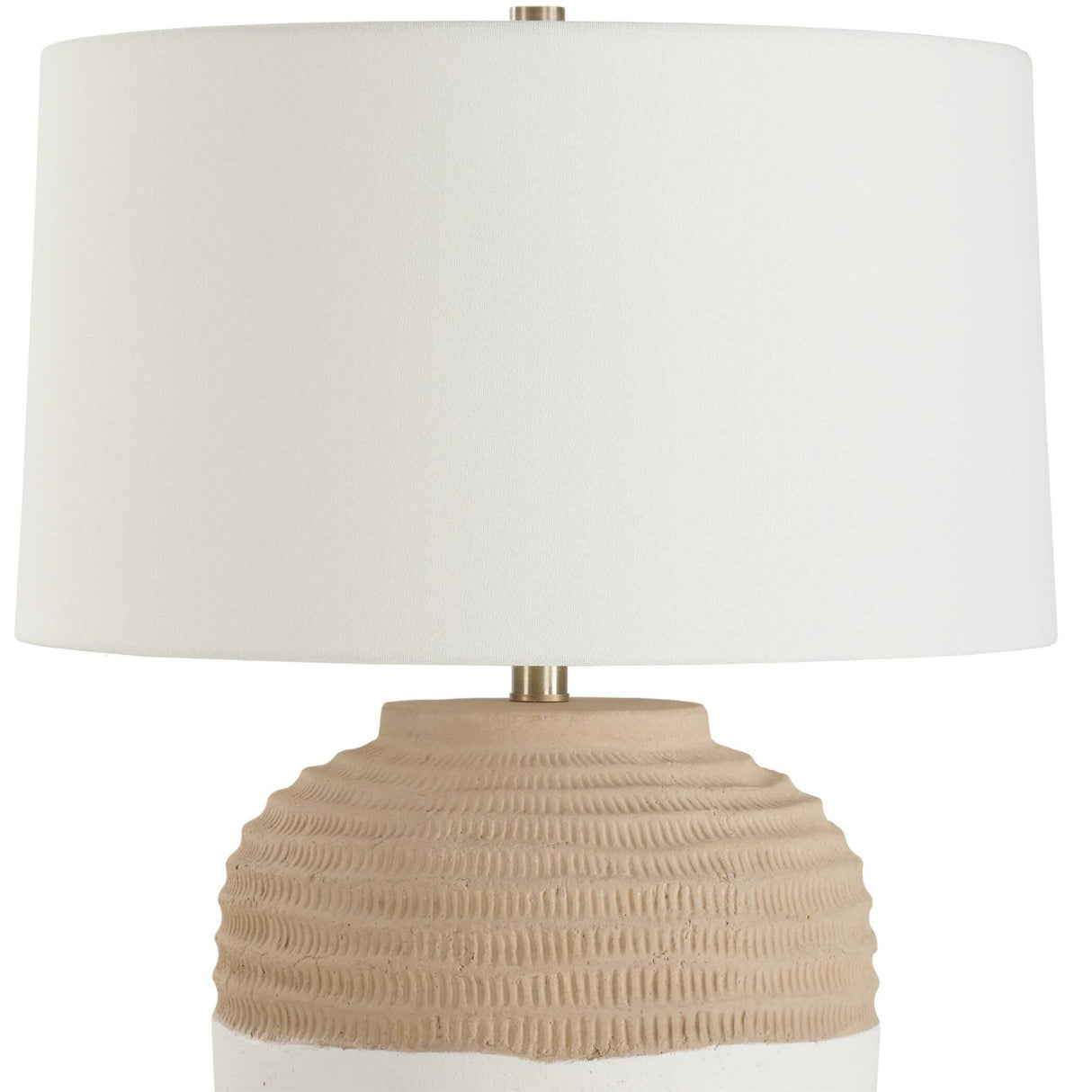 Modern European furniture - Ceramic Two-Toned Table Lamp - www.oroa.com