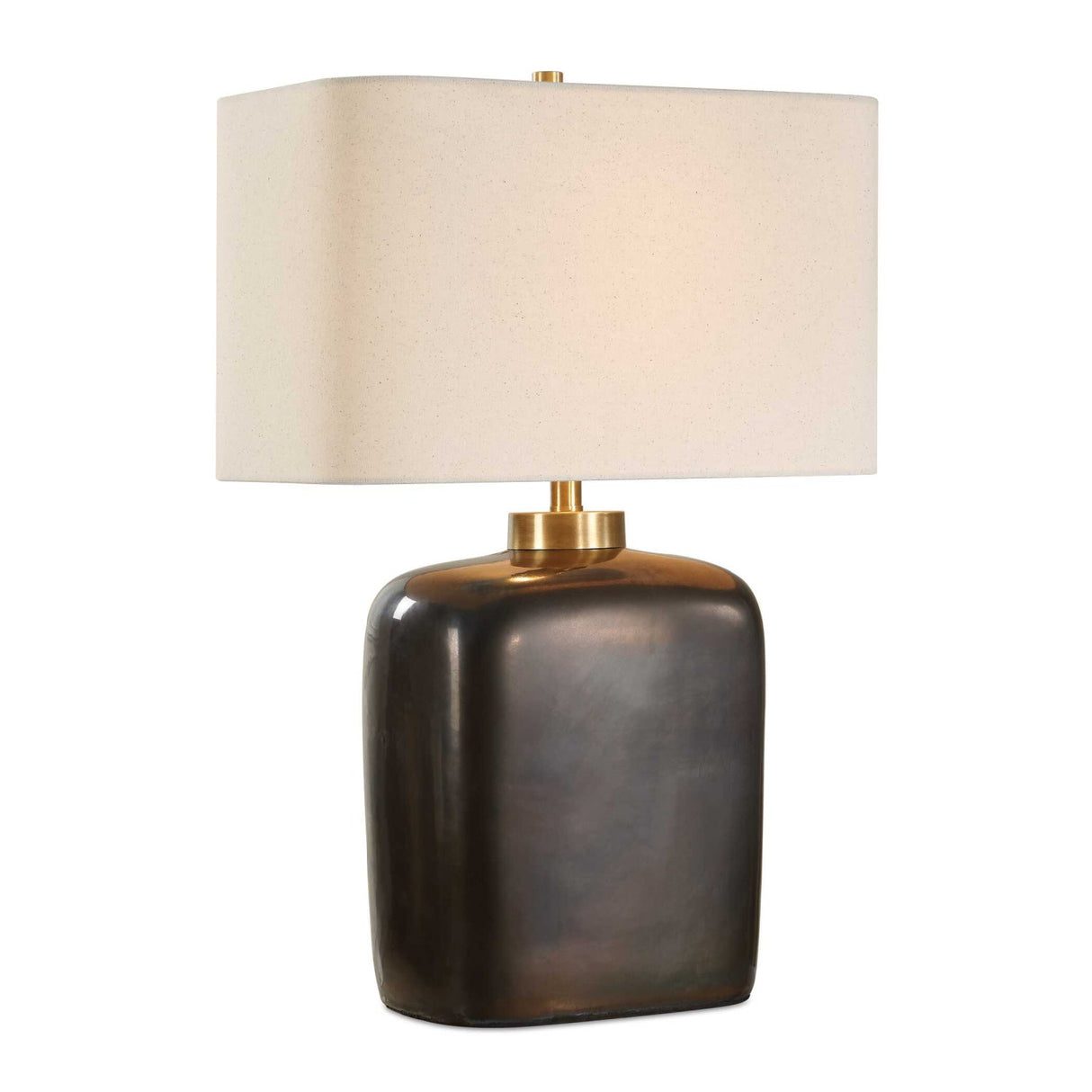 Bronze Ceramic Table Lamp by Uttermost Quentin, alternate view 4
