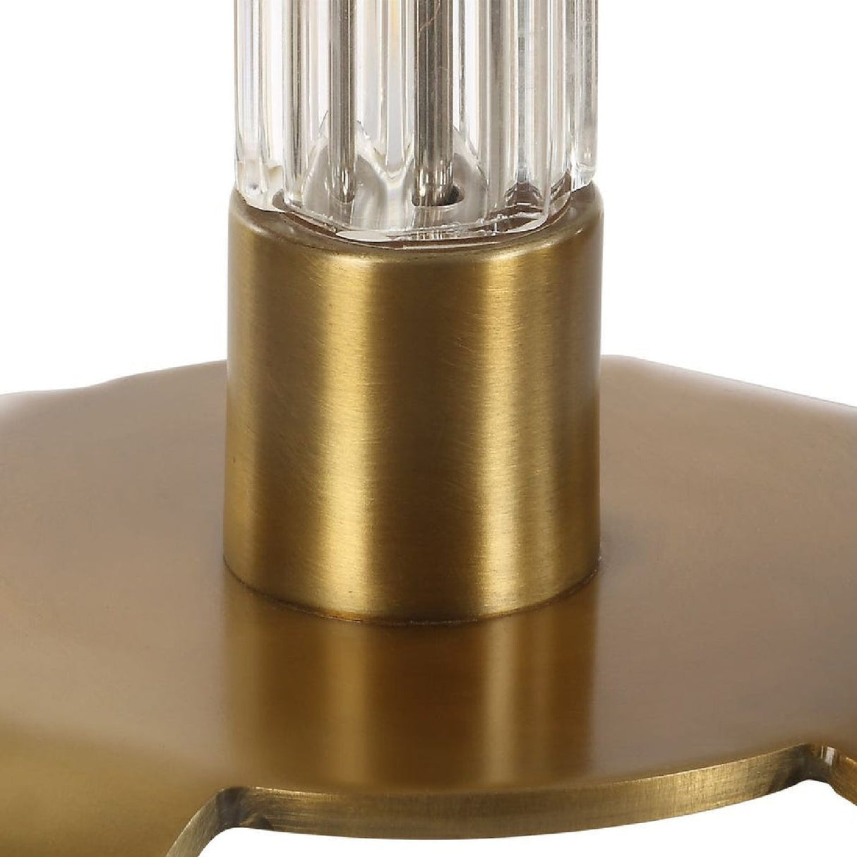Embossed Crystal Column Buffet Lamp by Uttermost York, alternate view 7