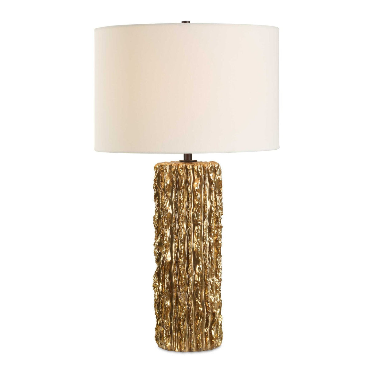 Jagged Metallic Gold Table Lamp by Uttermost Echo