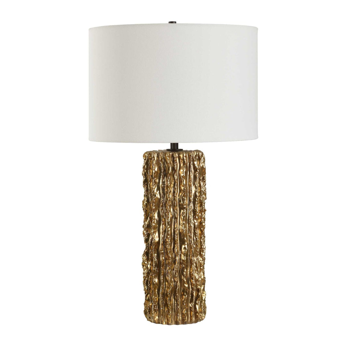 Jagged Metallic Gold Table Lamp by Uttermost Echo, alternate view 3