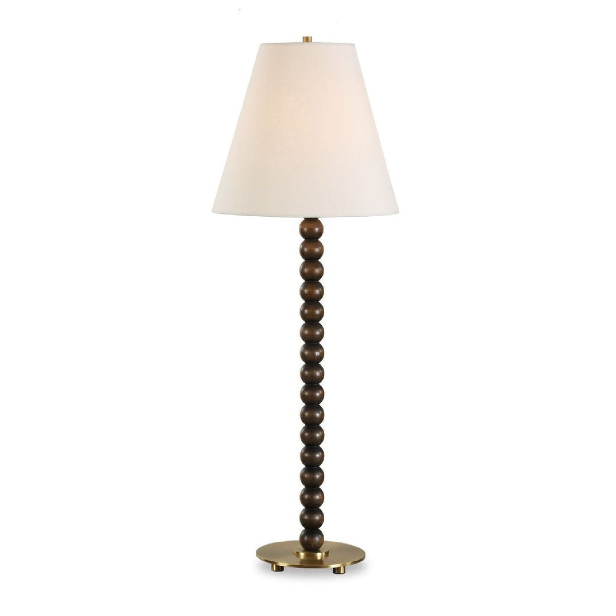 Stacked Wooden Spheres Buffet Lamp by Uttermost Gallus