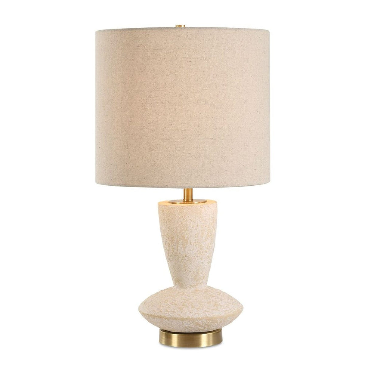 Aged White Ceramic Table Lamp by Uttermost Doreyn