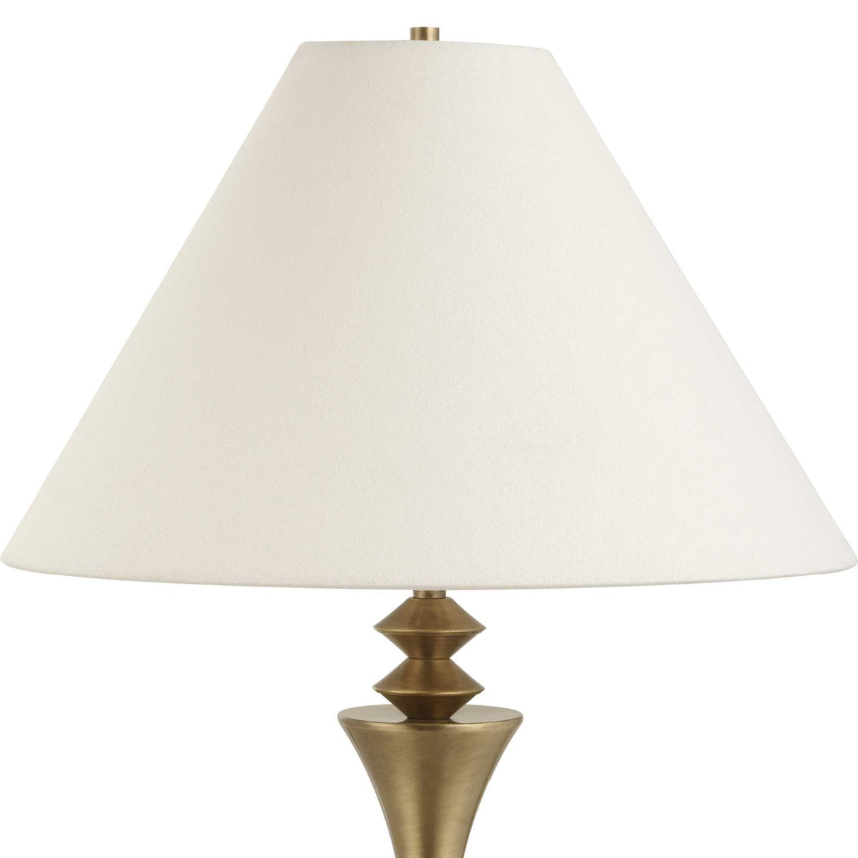 Modern European furniture - Flared Brass Table Lamp by Uttermost Shaefer - www.oroa.com