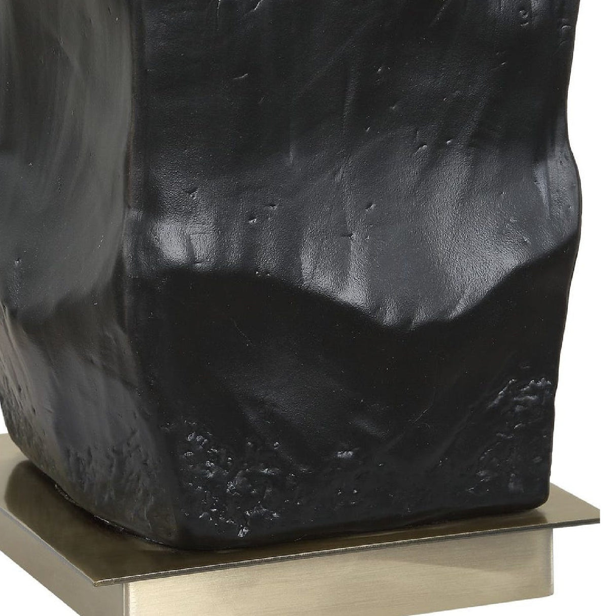 Organic-Shaped Black Ceramic Table Lamp by Uttermost Altaria, alternate view 9