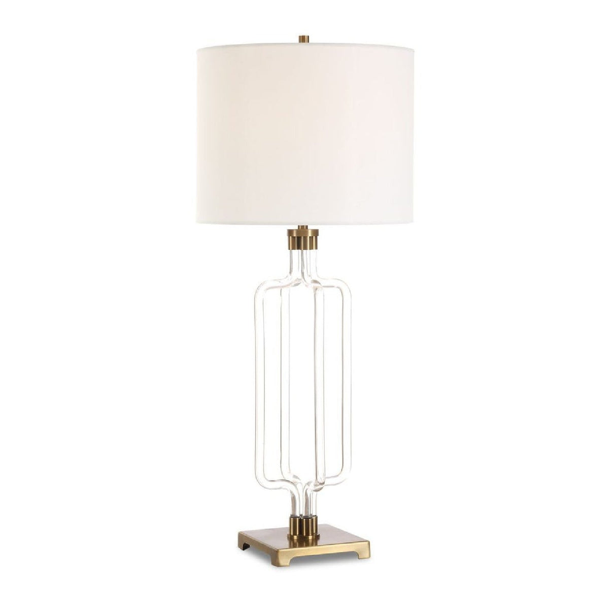 Modern European furniture - Transparent Base Cordless Table Lamp by Uttermost Outline - www.oroa.com