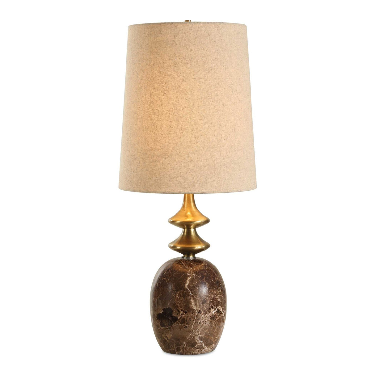Brown Marble Buffet Lamp by Uttermost Percy