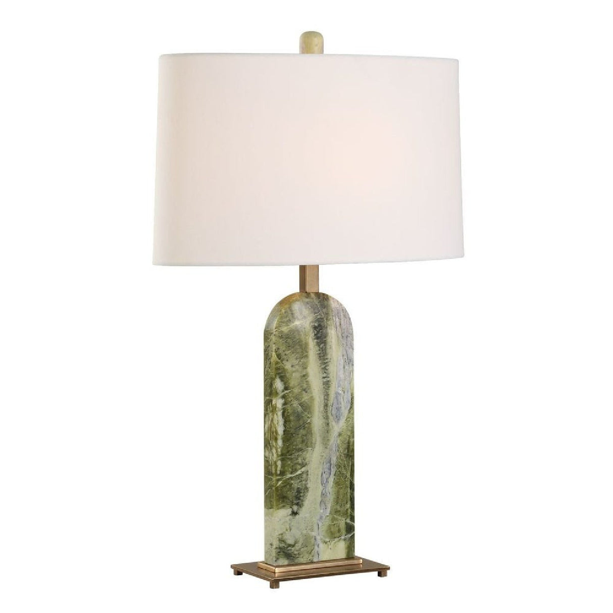 Modern European furniture - Green Marble Table Lamp by Uttermost Moorea - www.oroa.com