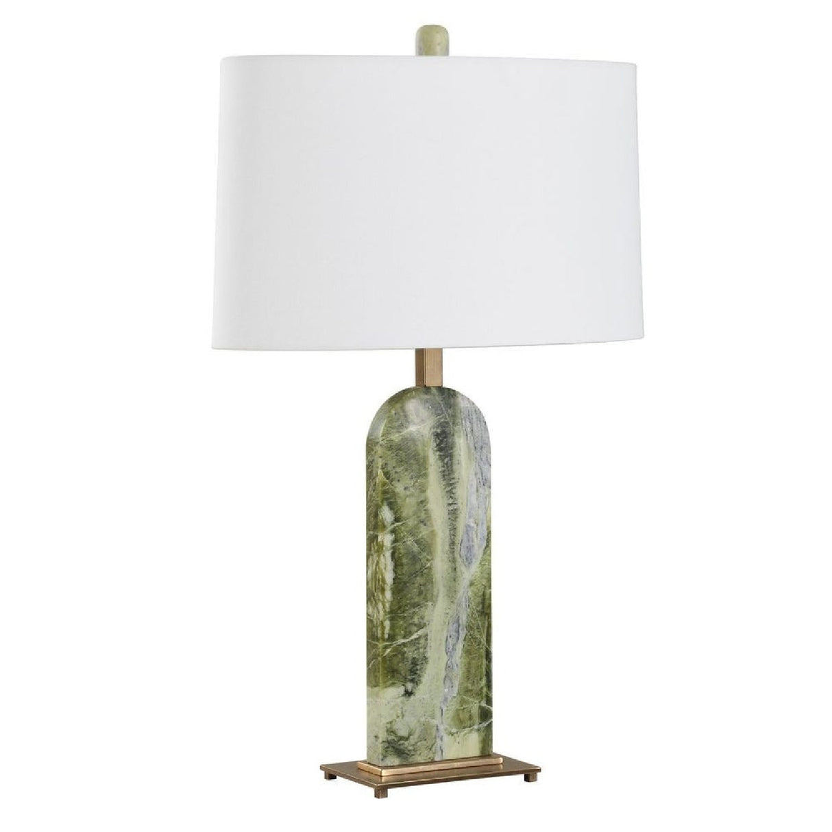 Modern European furniture - Green Marble Table Lamp by Uttermost Moorea - www.oroa.com