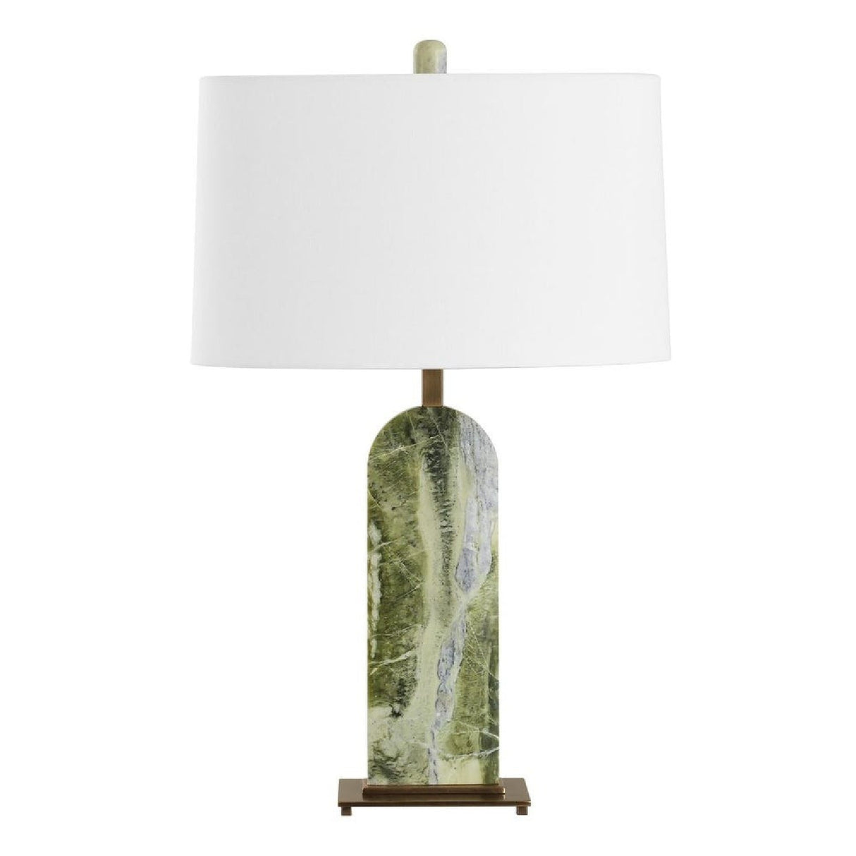 Modern European furniture - Green Marble Table Lamp by Uttermost Moorea - www.oroa.com