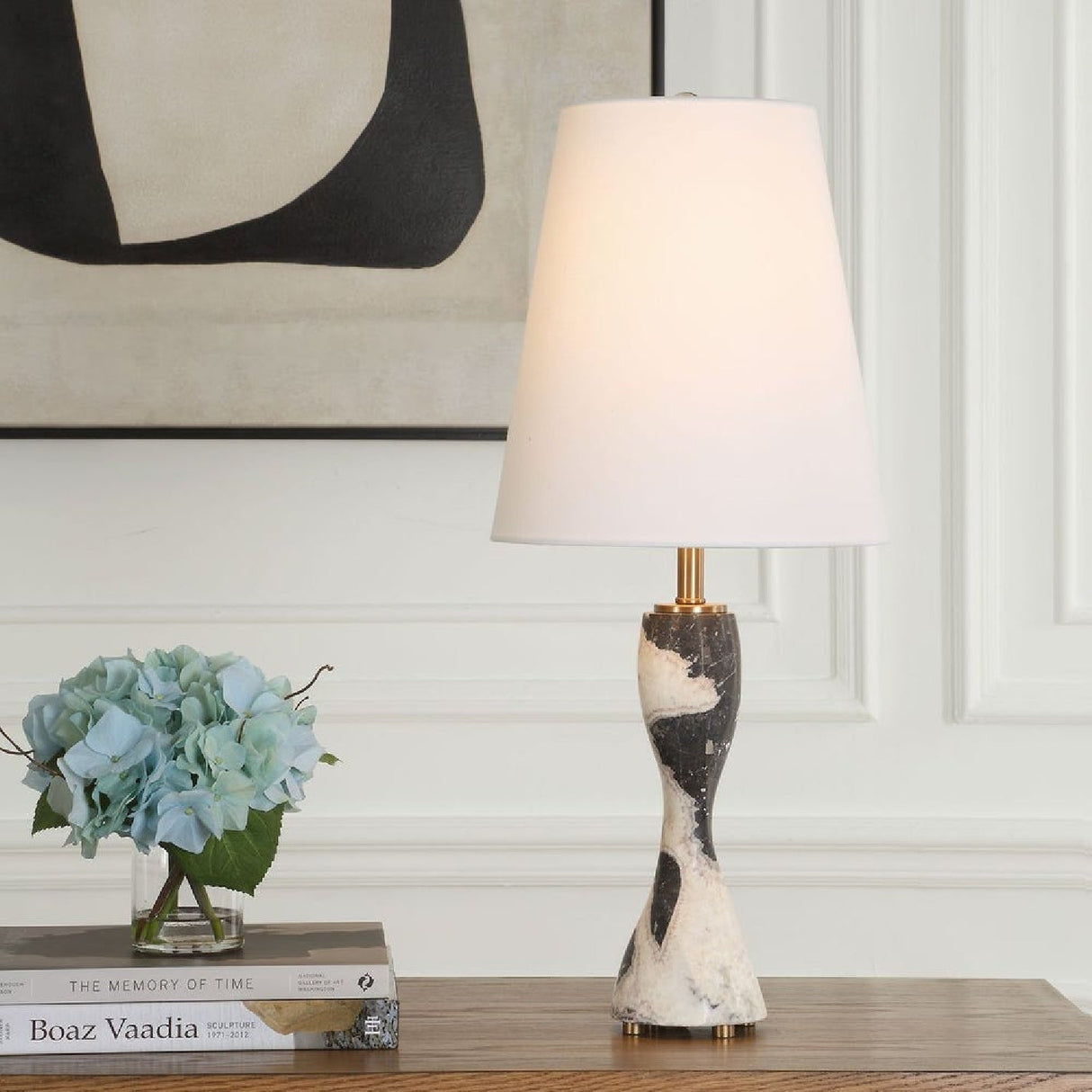 Marble Hourglass Buffet Lamp by Uttermost Marcela, alternate view 2