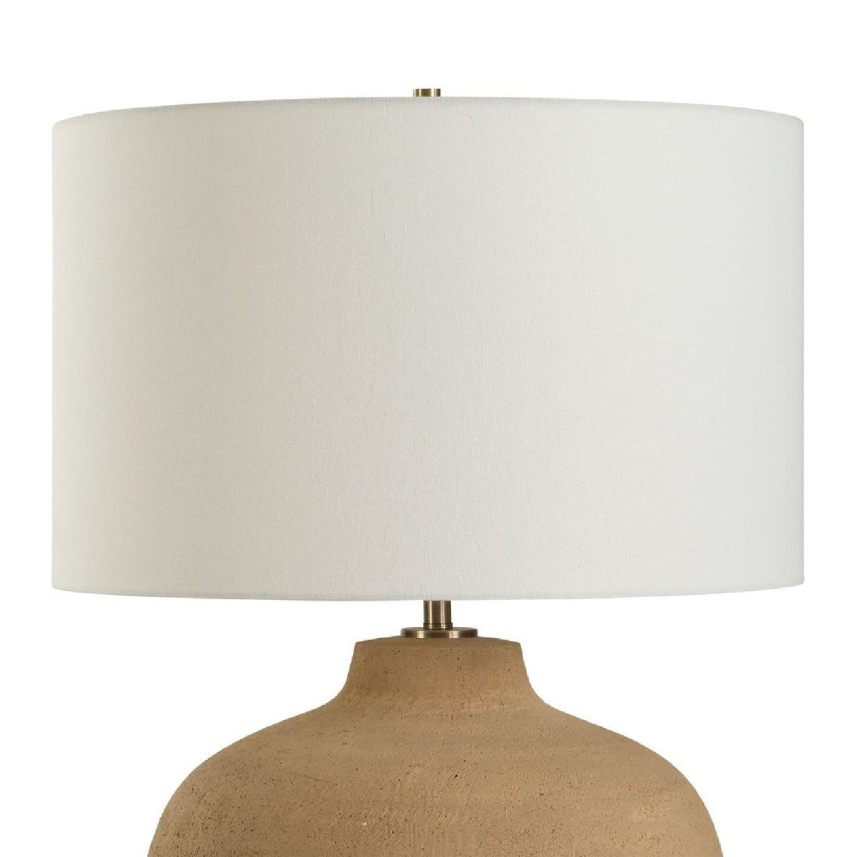 Beige Terracotta Table Lamp by Uttermost Cline, alternate view 5