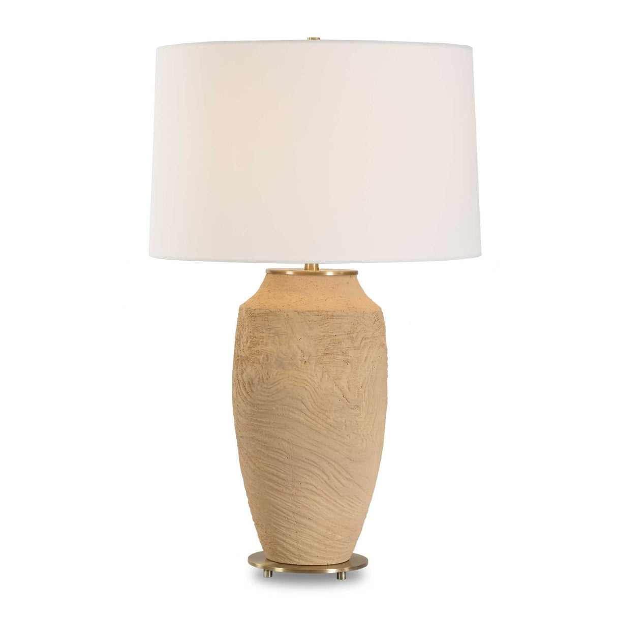 Textured Terracotta Table Lamp by Uttermost Sandstone Flow