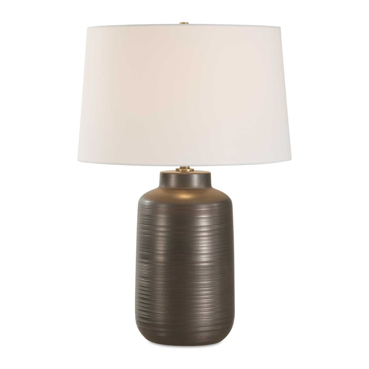 Modern European furniture - Etched Bronze Porcelain Table Lamp - www.oroa.com