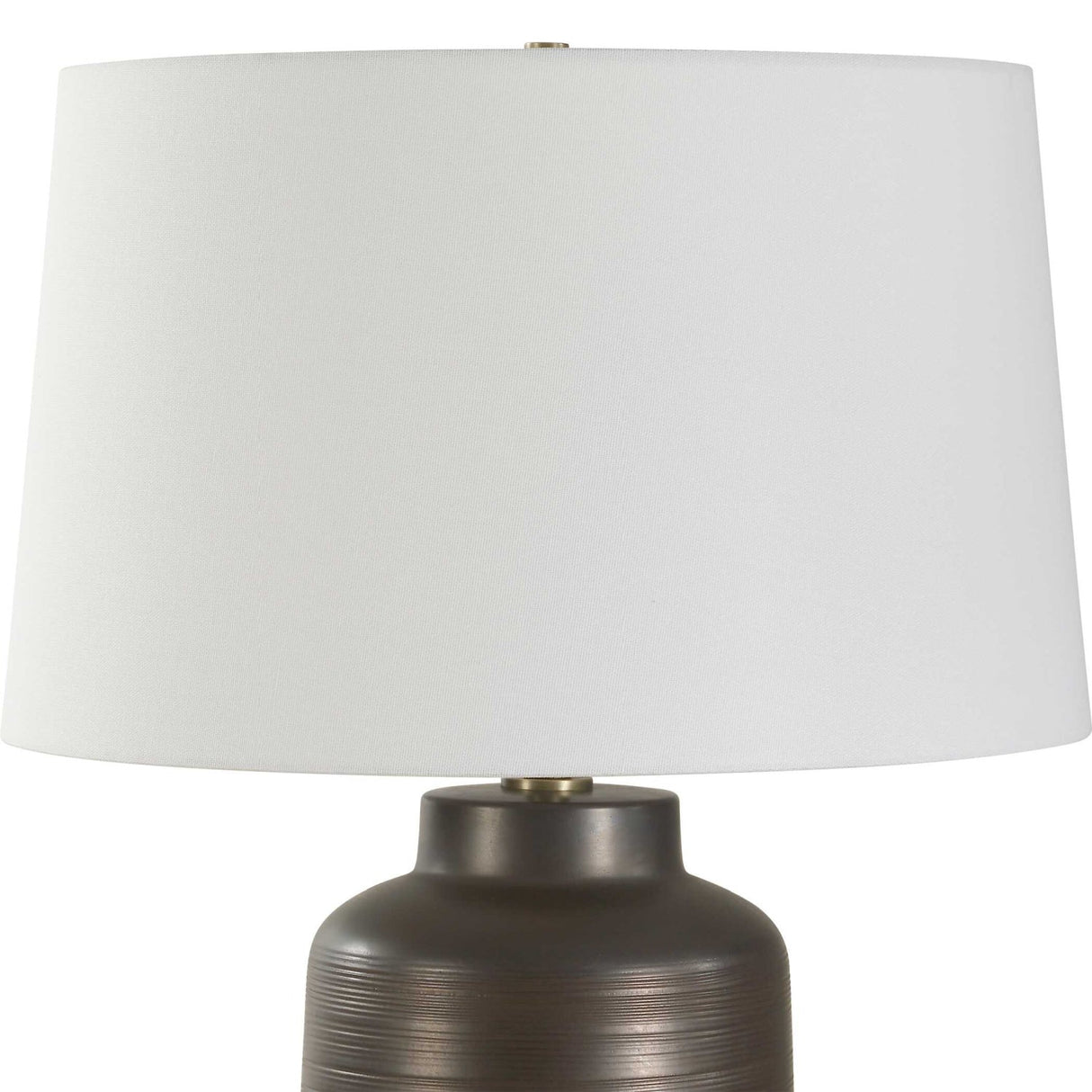 Modern European furniture - Etched Bronze Porcelain Table Lamp - www.oroa.com