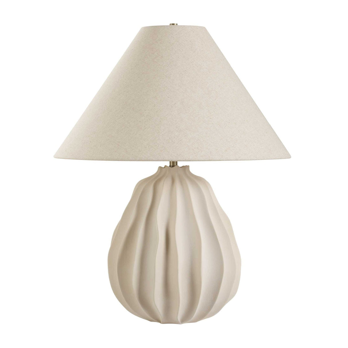 Modern European furniture - Beige Porcelain Table Lamp - www.oroa.com