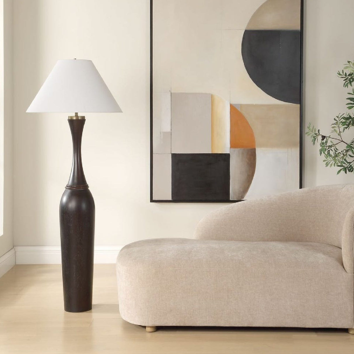 Bronze Solid Wood Floor Lamp | Uttermost Pravin - www.oroa.com