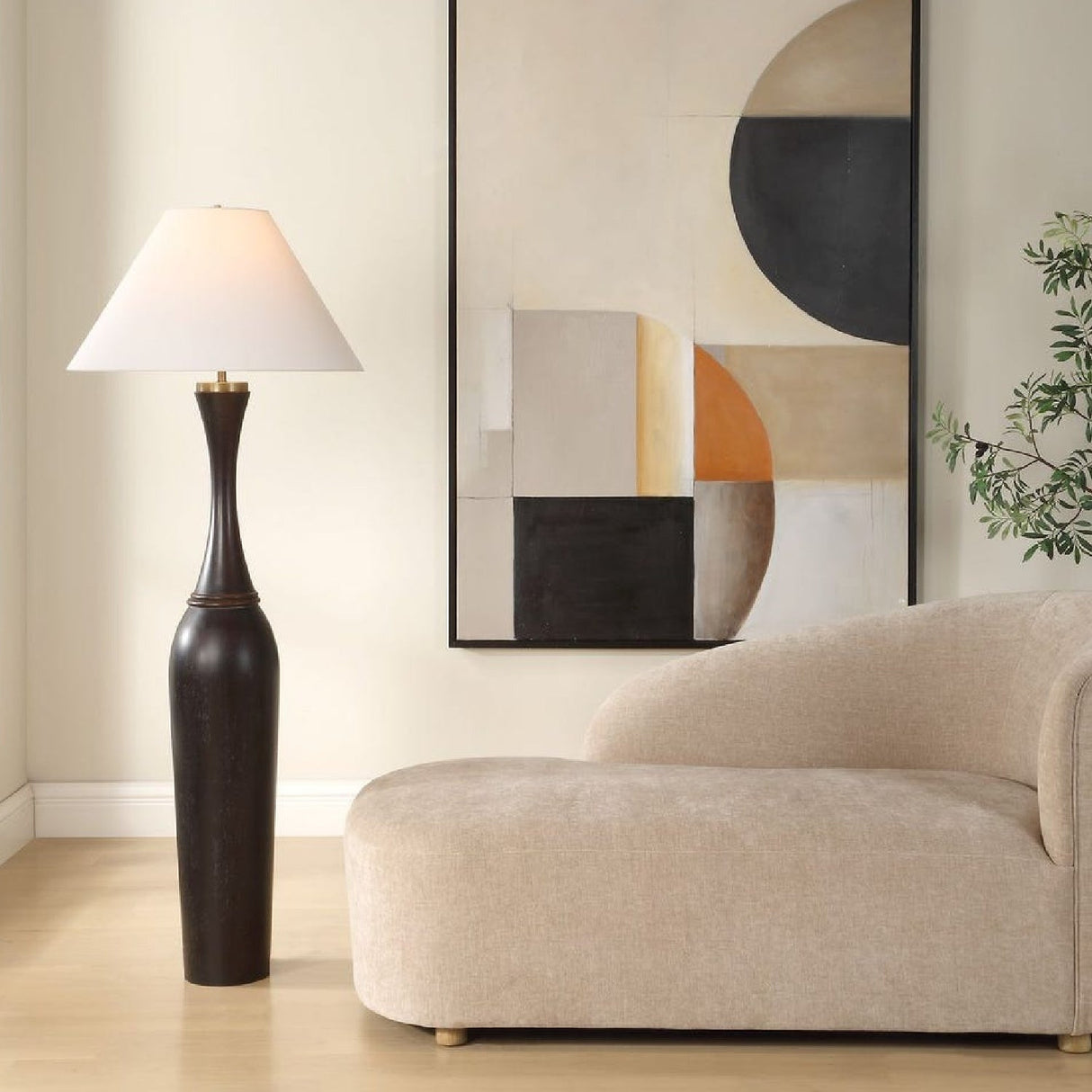 Bronze Solid Wood Floor Lamp | Uttermost Pravin - www.oroa.com