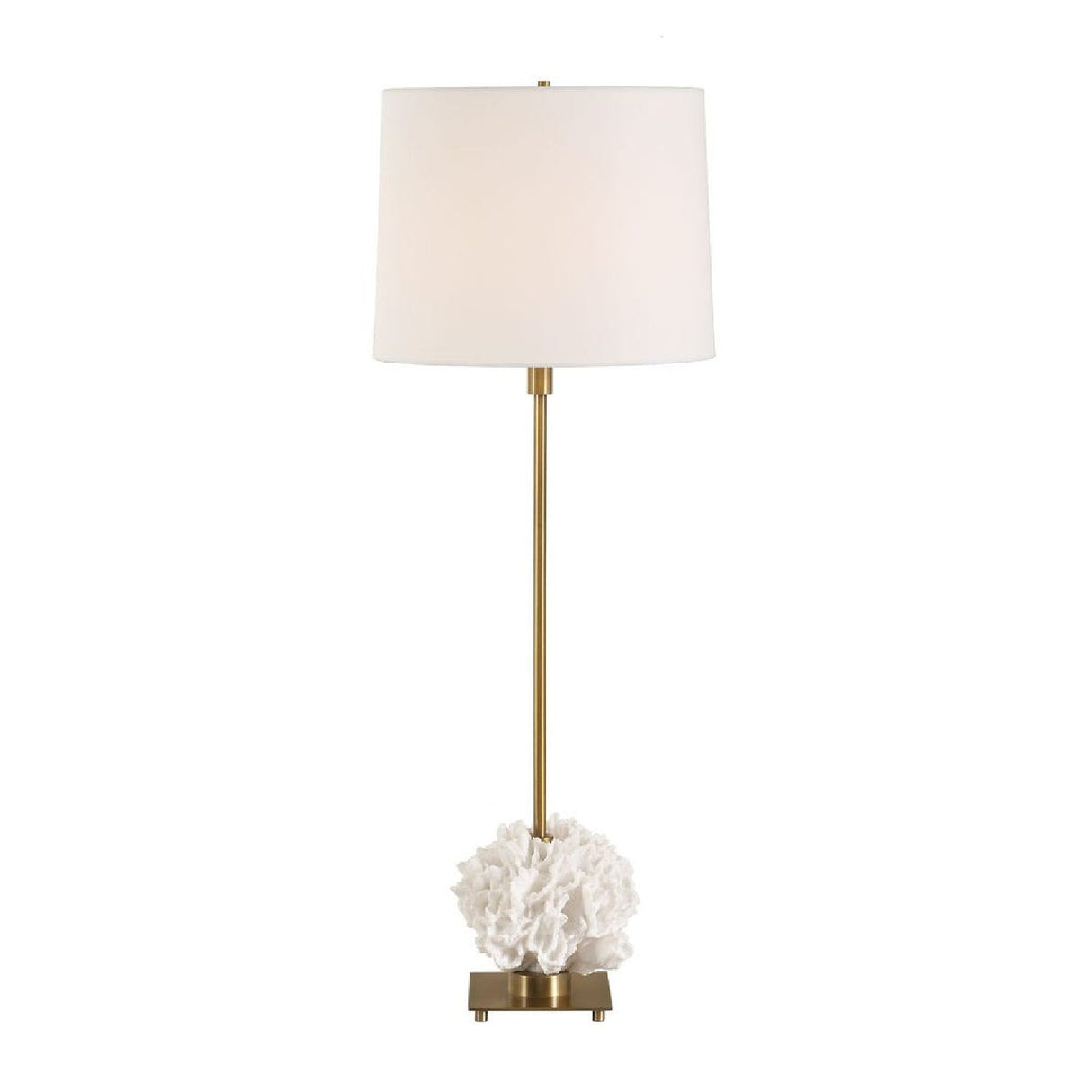 White Coral Sculpture Buffet Lamp by Uttermost Caronia, alternate view 7