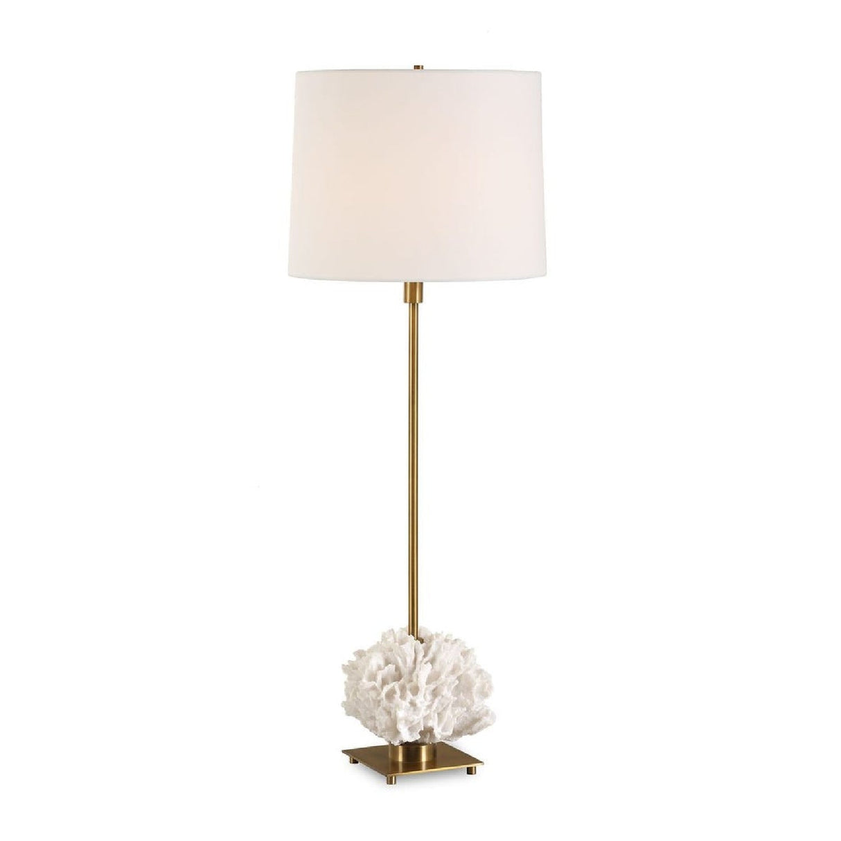 White Coral Sculpture Buffet Lamp by Uttermost Caronia, alternate view 6