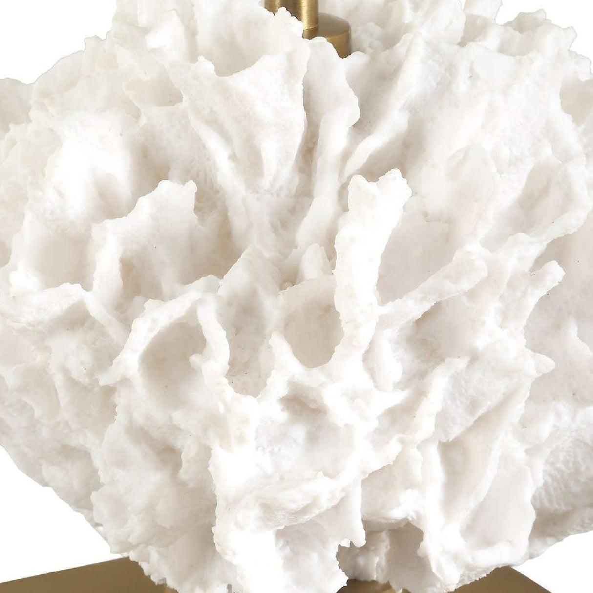 White Coral Sculpture Buffet Lamp by Uttermost Caronia, alternate view 3