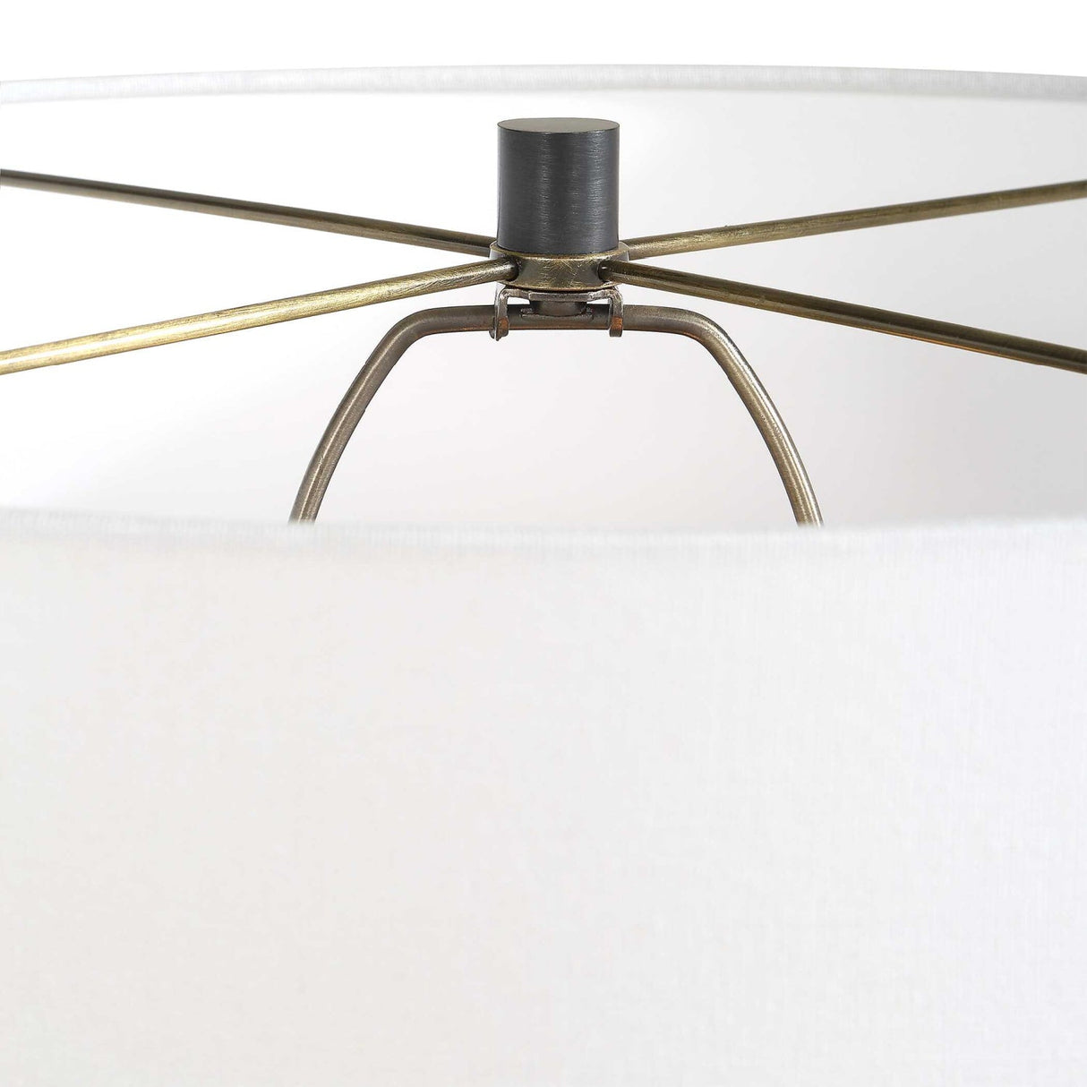 Modern European furniture - Aged Gray Ceramic Table Lamp by Uttermost Rock of Ages - www.oroa.com