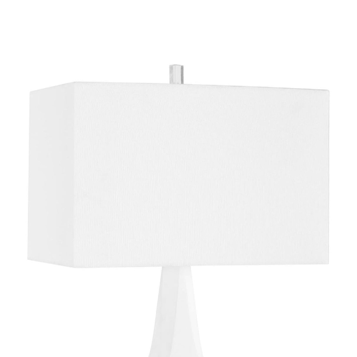 White Sculptural Table Lamp by Uttermost Mayme, alternate view 8