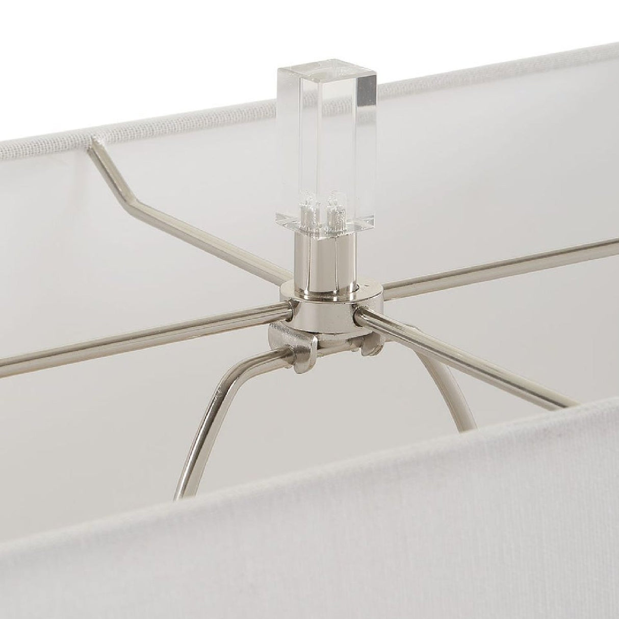White Sculptural Table Lamp by Uttermost Mayme, alternate view 7