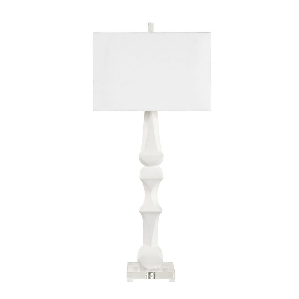 White Sculptural Table Lamp | Oroa.com