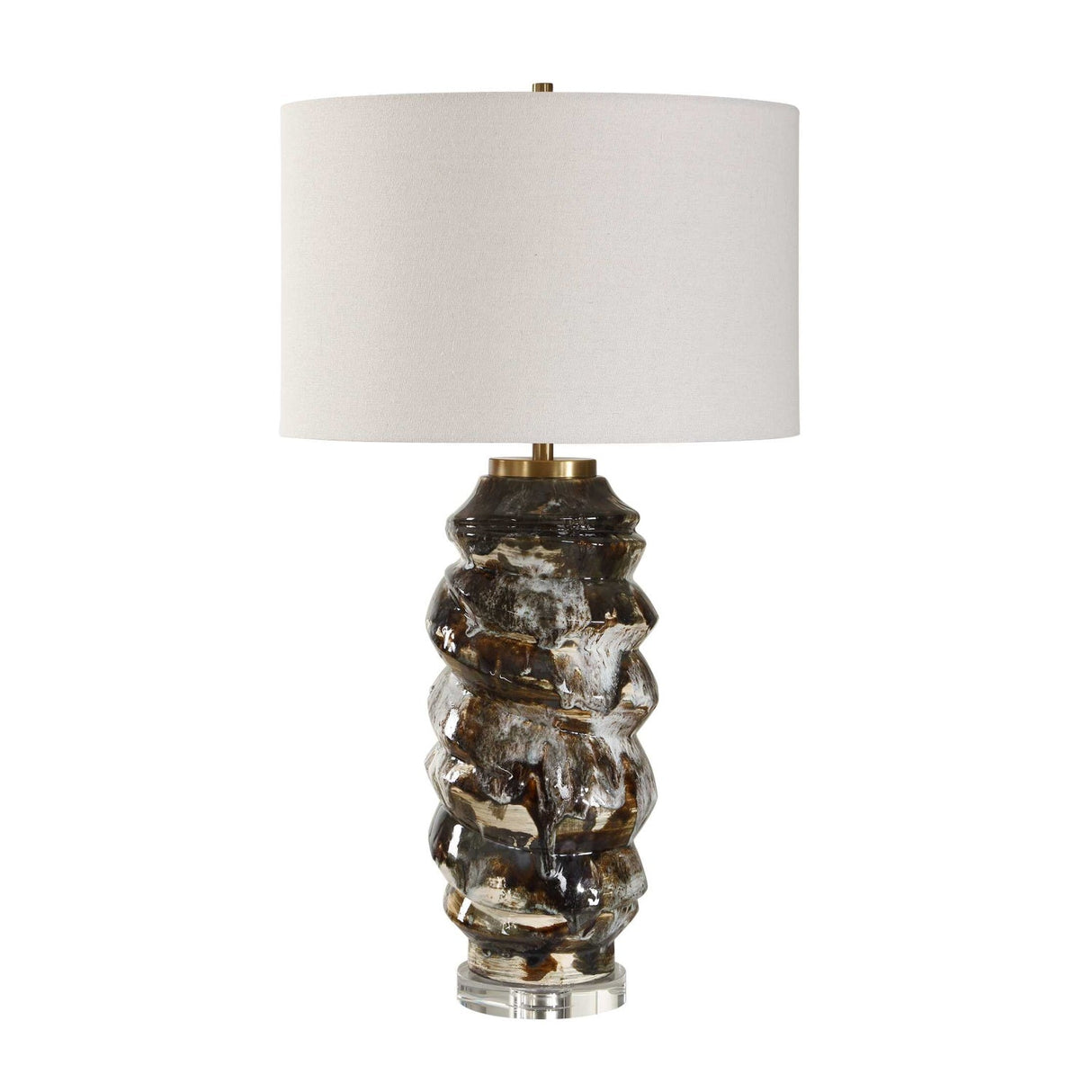 Modern European furniture - Drip Glaze Ceramic Table Lamp by Uttermost Cuoco - www.oroa.com