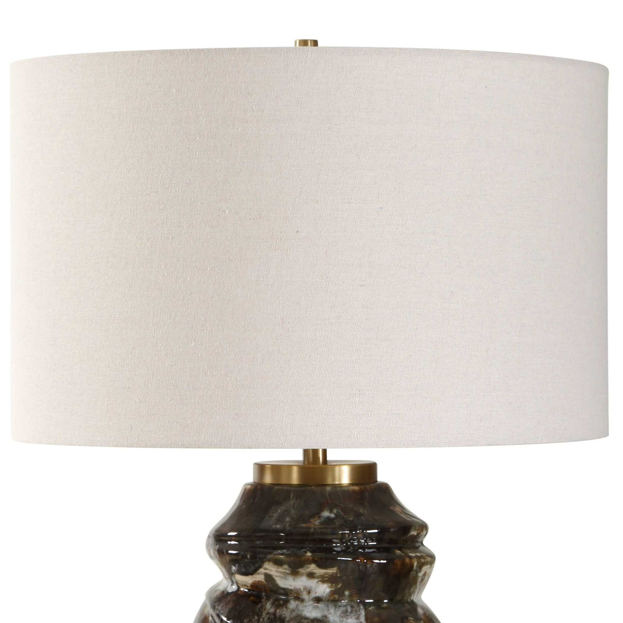 Modern European furniture - Drip Glaze Ceramic Table Lamp by Uttermost Cuoco - www.oroa.com