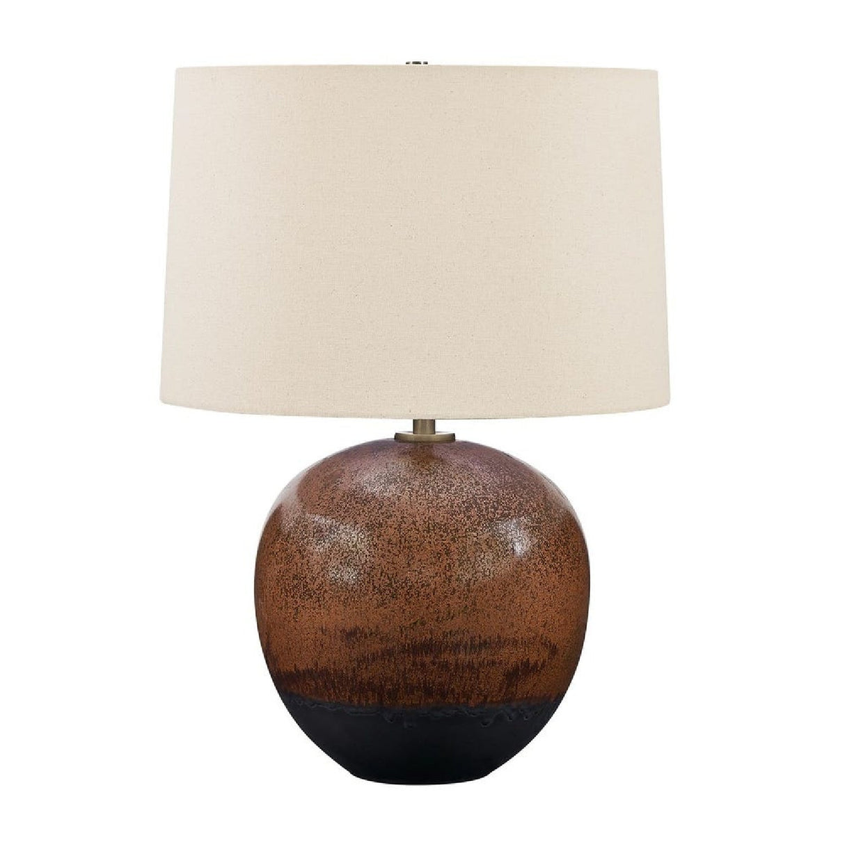 Spherical Brown Table Lamp by Uttermost Brownell, alternate view 3