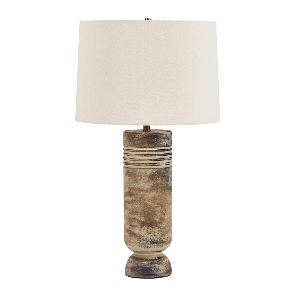 Ceramic Earth-Toned Table Lamp by Uttermost Vale, alternate view 3