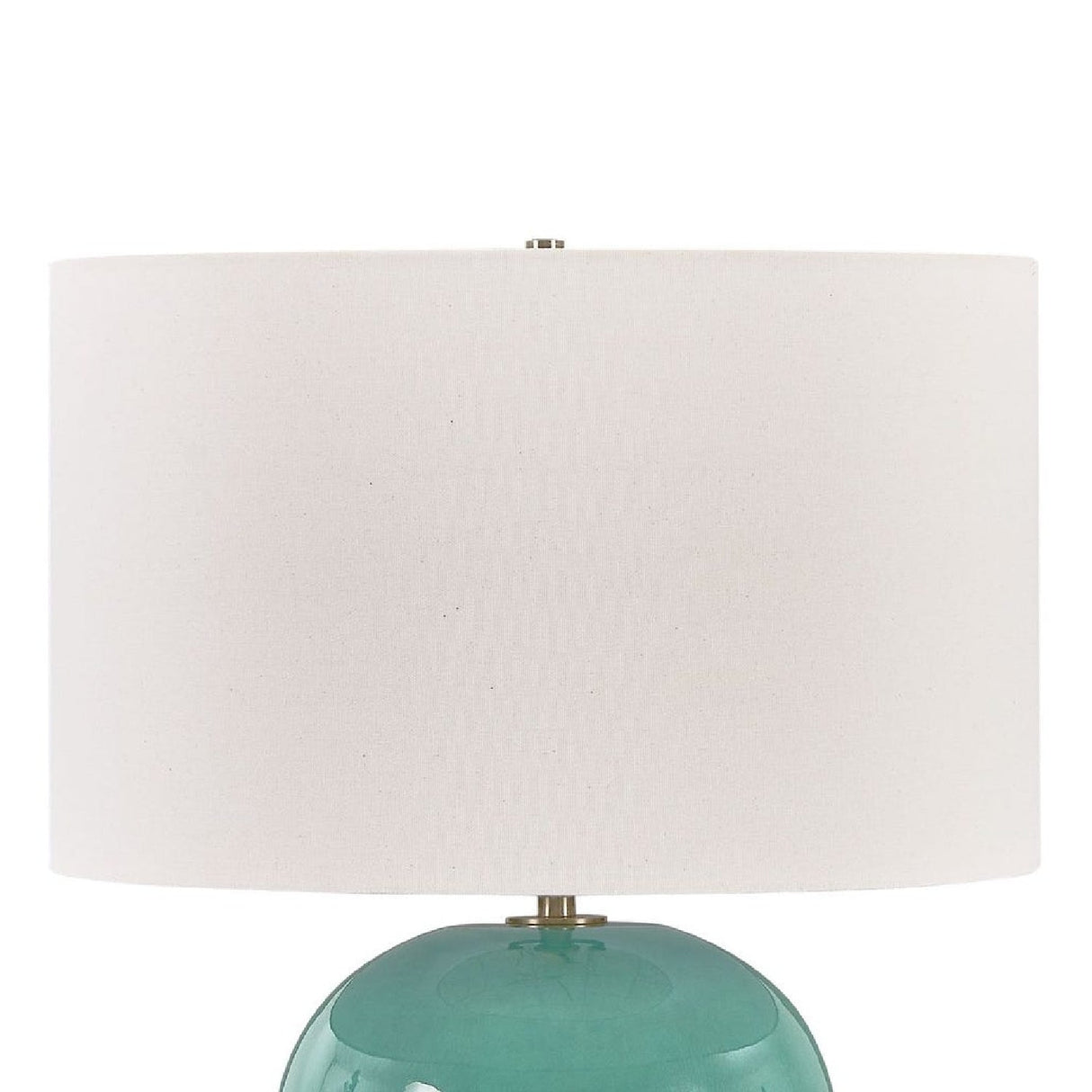 Teal Glazed Ceramic Table Lamp by Uttermost Hollis, alternate view 5