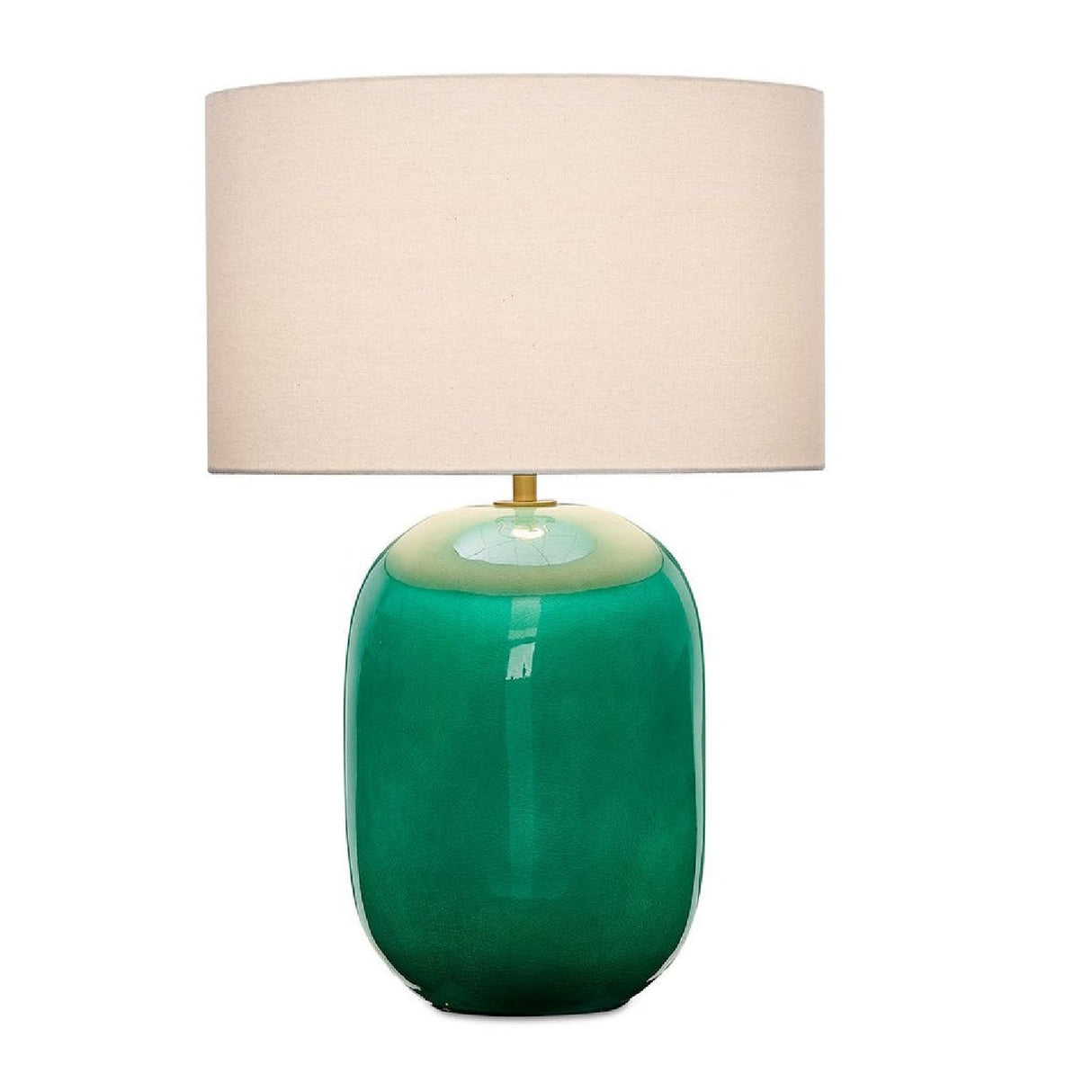 Teal Glazed Ceramic Table Lamp by Uttermost Hollis