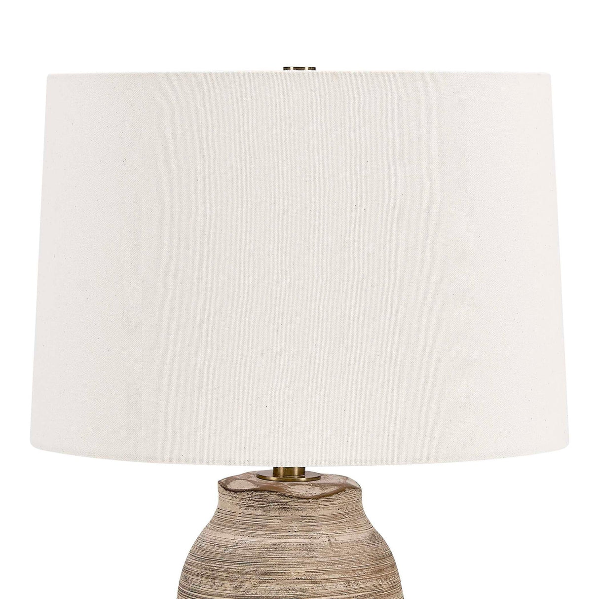 Modern European furniture - Distressed Gray Ceramic Table Lamp by Uttermost Tonachio - www.oroa.com