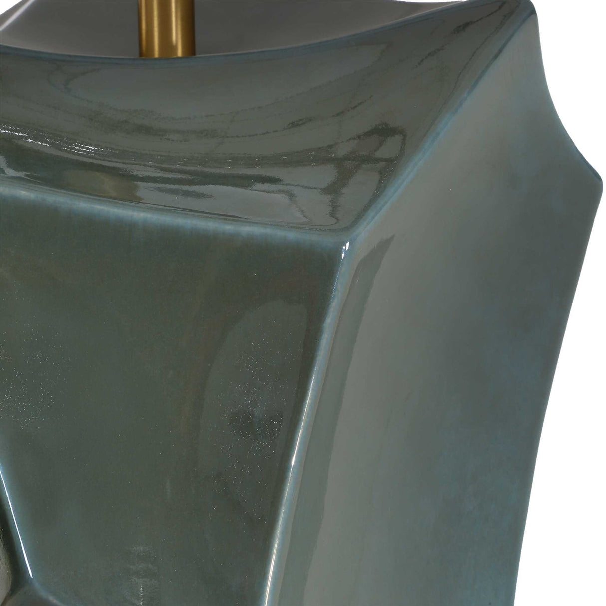 Modern European furniture - Faceted Bronze Ceramic Table Lamp by Uttermost Prisma - www.oroa.com