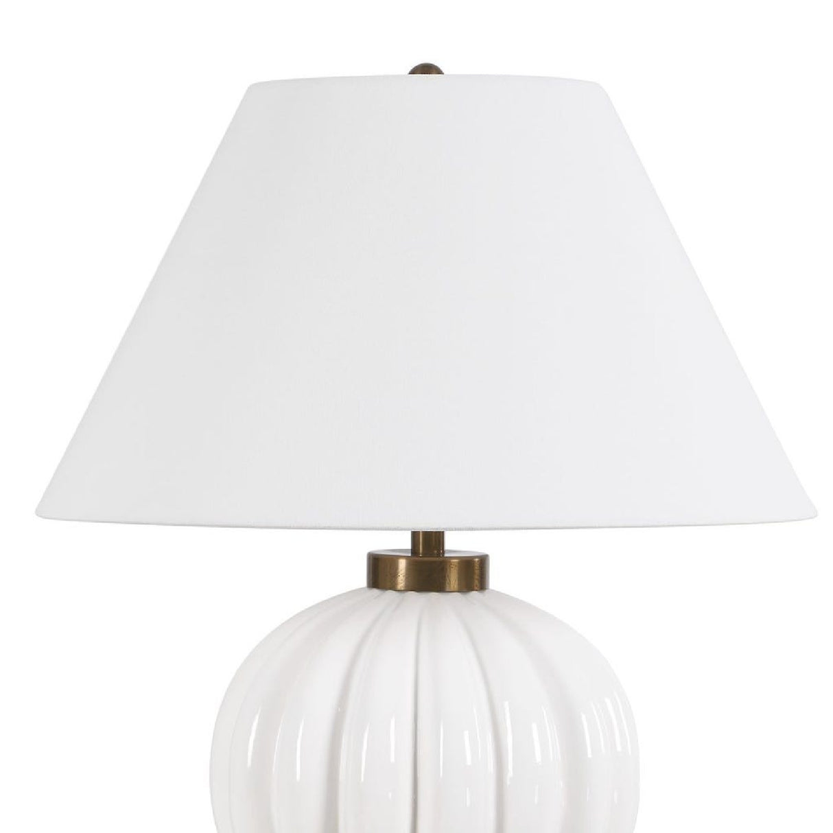 Stacked White Spheres Table Lamp by Uttermost Irena, alternate view 4