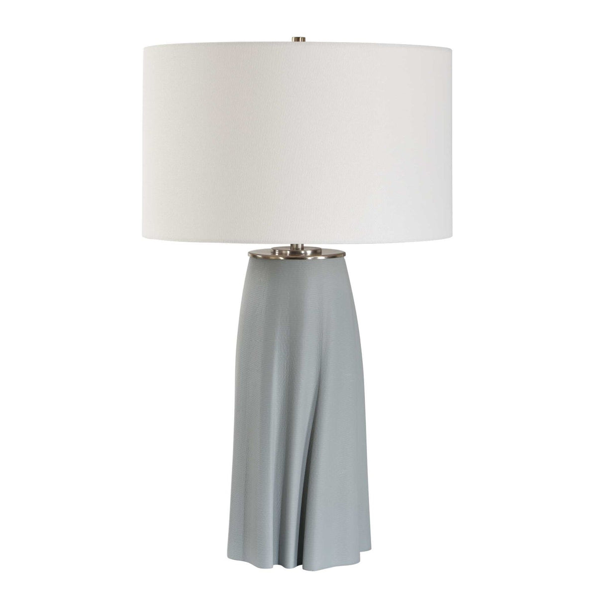 Modern European furniture - Light Blue Ceramic Table Lamp - www.oroa.com