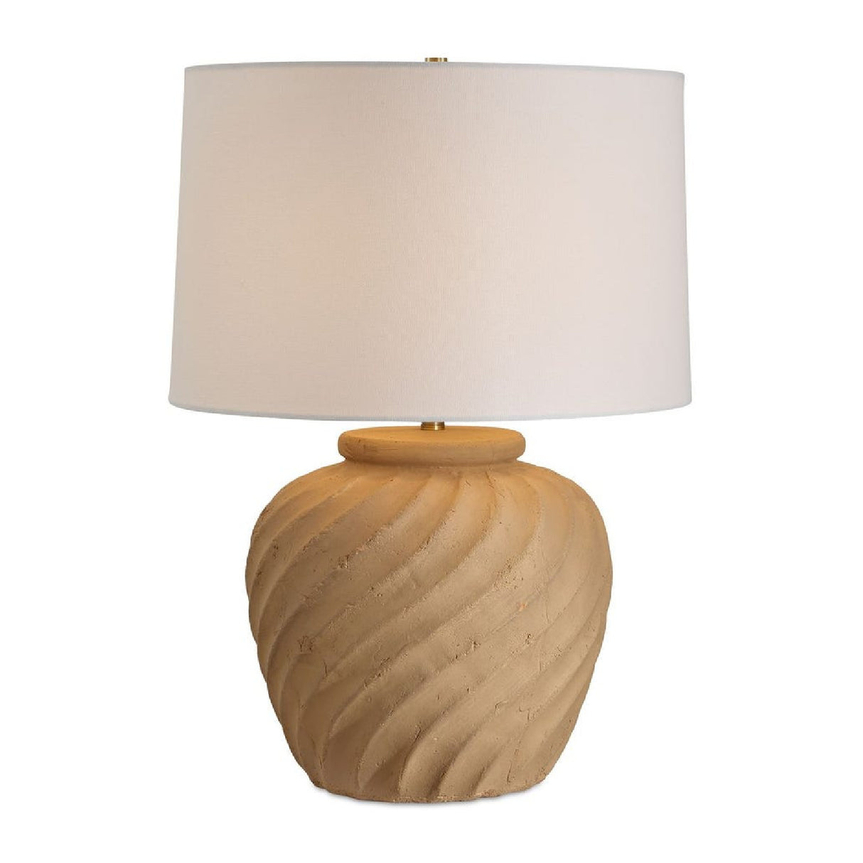 Reeded Terracotta Table Lamp by Uttermost Farai