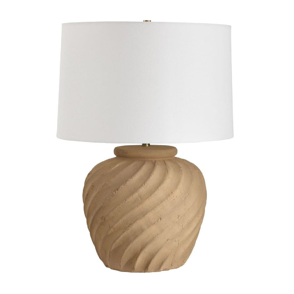 Reeded Terracotta Table Lamp by Uttermost Farai, alternate view 3