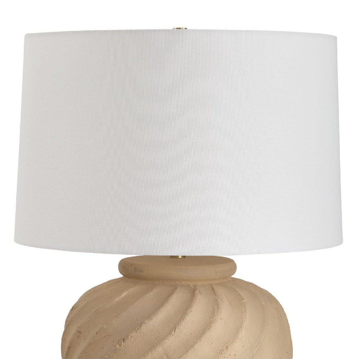 Reeded Terracotta Table Lamp by Uttermost Farai, alternate view 6