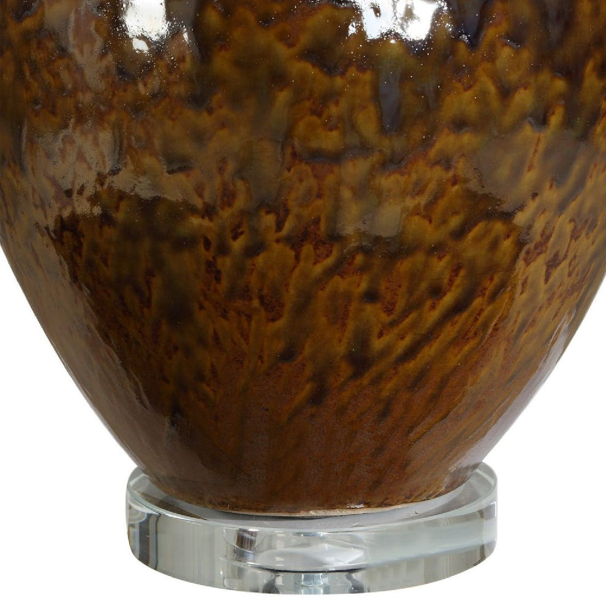 Brown Glaze Ceramic Table Lamp by Uttermost Rye, alternate view 5