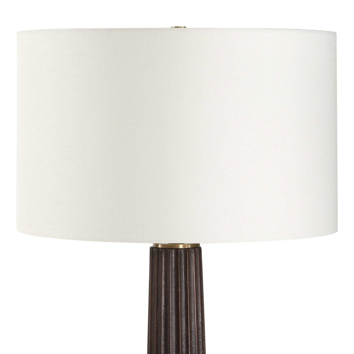 Modern European furniture - Dark Oak Wood Floor Lamp - www.oroa.com
