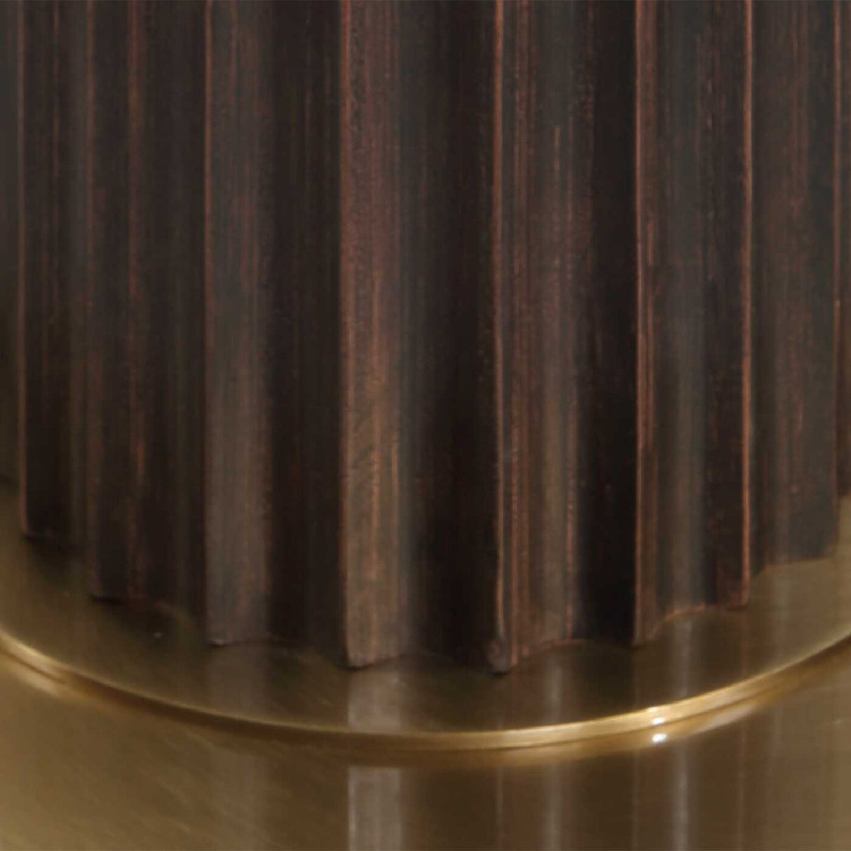 Modern European furniture - Dark Oak Wood Floor Lamp - www.oroa.com