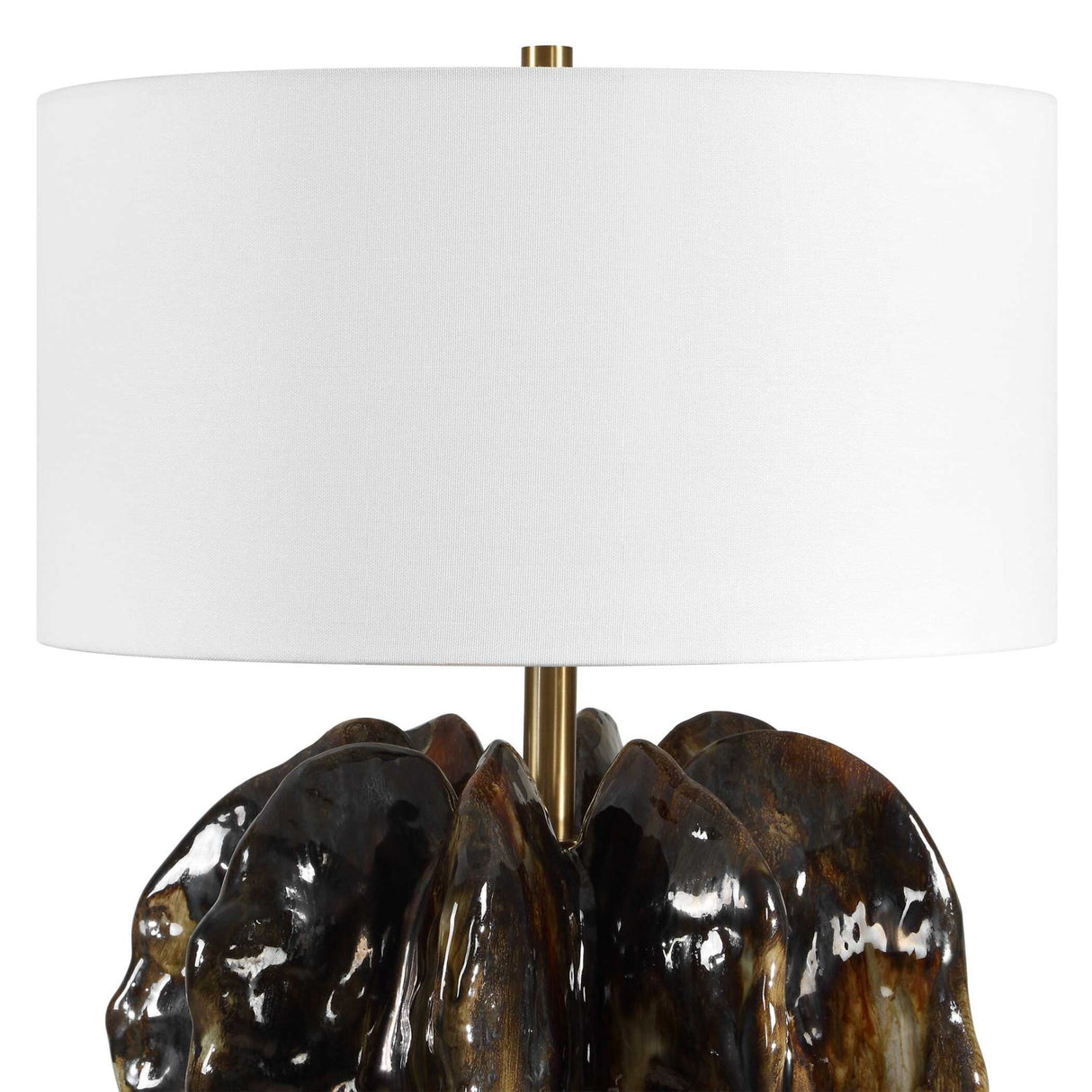 Modern European furniture - Organic-Shaped Ceramic Table Lamp - www.oroa.com