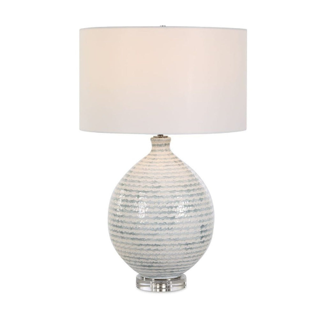 Striped Ceramic Table Lamp by Uttermost Clary